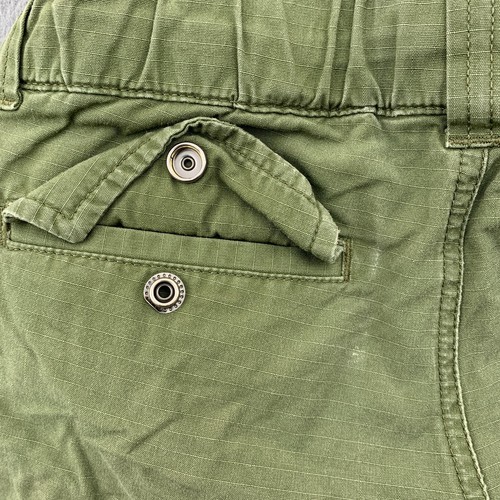 Polo Ralph Lauren Boys Cargo Shorts Boys Size 12 Olive Green Elastic Waist - Picture 15 of 16