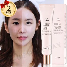 KOREA BRIGHTENING CREAM Lucent White Tone-up Cream 40ml+40ml Cream Made in korea