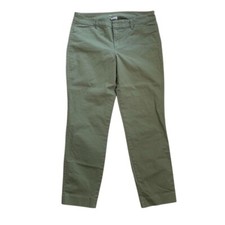 Old Navy Pixie Womens Khaki Pants Size 8 Regular Green c