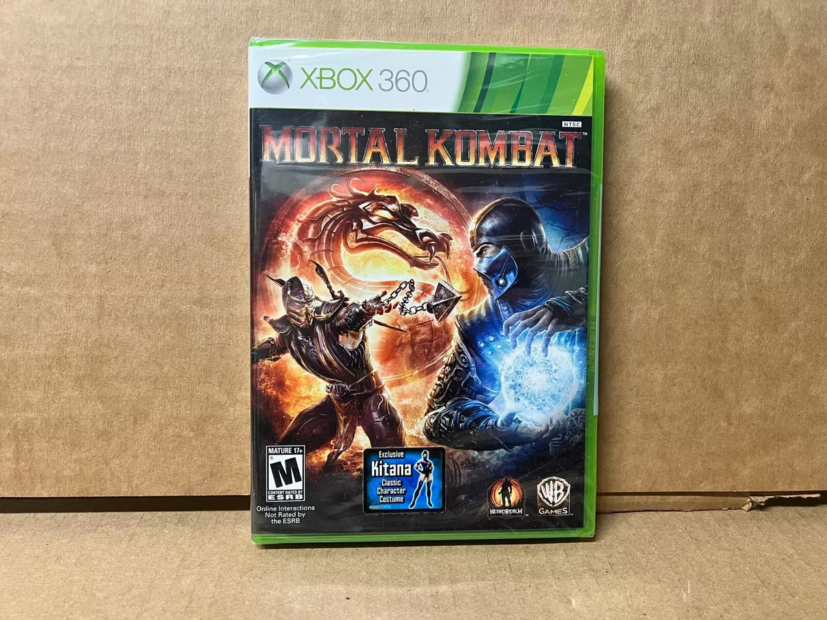 Mortal Kombat 2011 w/ Collectible CLASSIC KITANA costume Card Xbox 360 NEW  SEAL