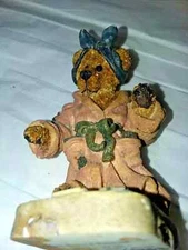 Boyds Bears Vintage 1996 Bearstone Ms. Griz...Saturday Night #2284 11E/1933.DV22