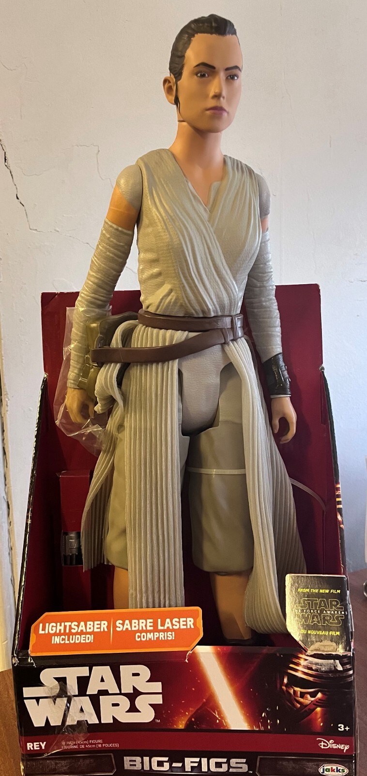 Star Wars 18""(45cm) Big-Figs Rey With Lightsaber
