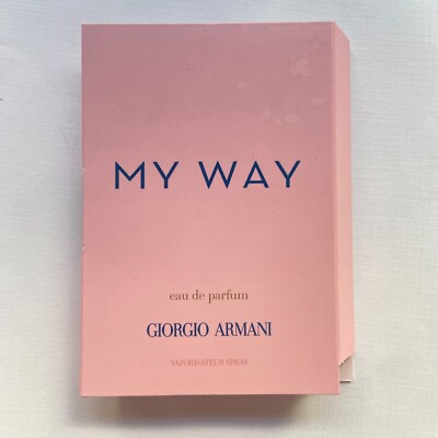 My Way Sample NEW Giorgio Armani Beauty My Way EDP Sample Size 2mL | eBay