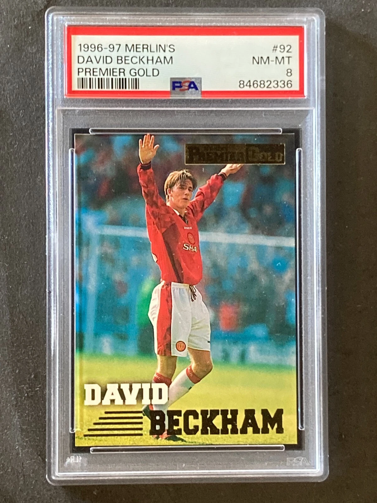 David Beckham trading card