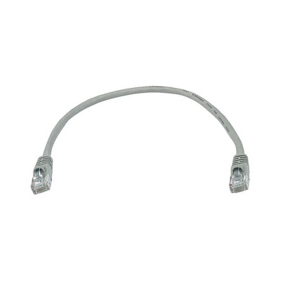 MONOPRICE 2124 Patch Cord,Cat 5e,Booted,Gray,1.0 ft. 5PZR5