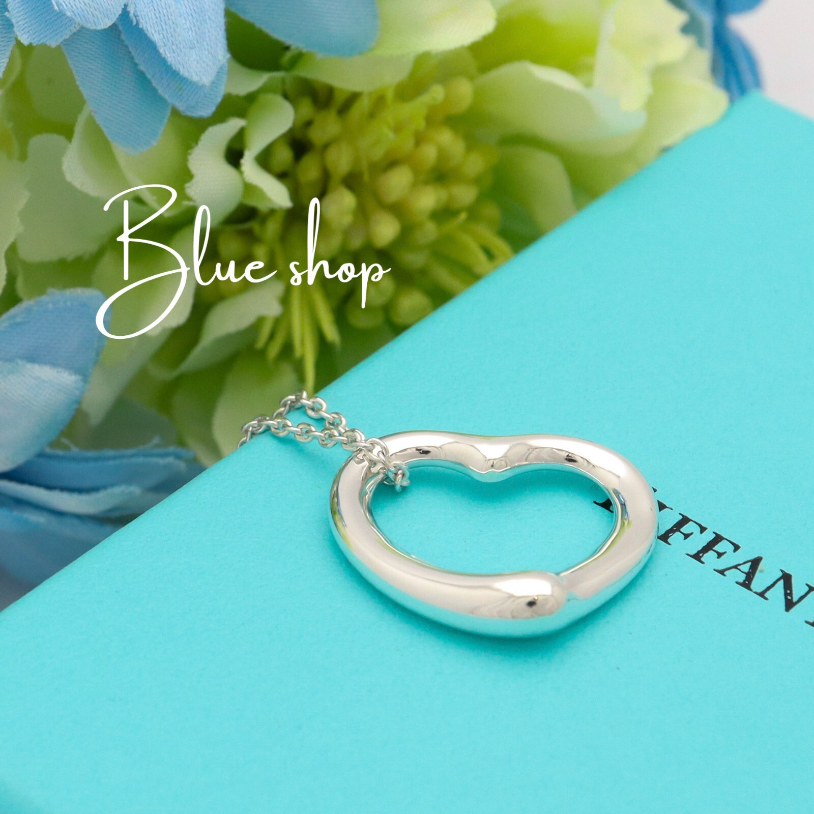 TIFFANY CO ELSA PERETTI OPEN HEART NECKLACE