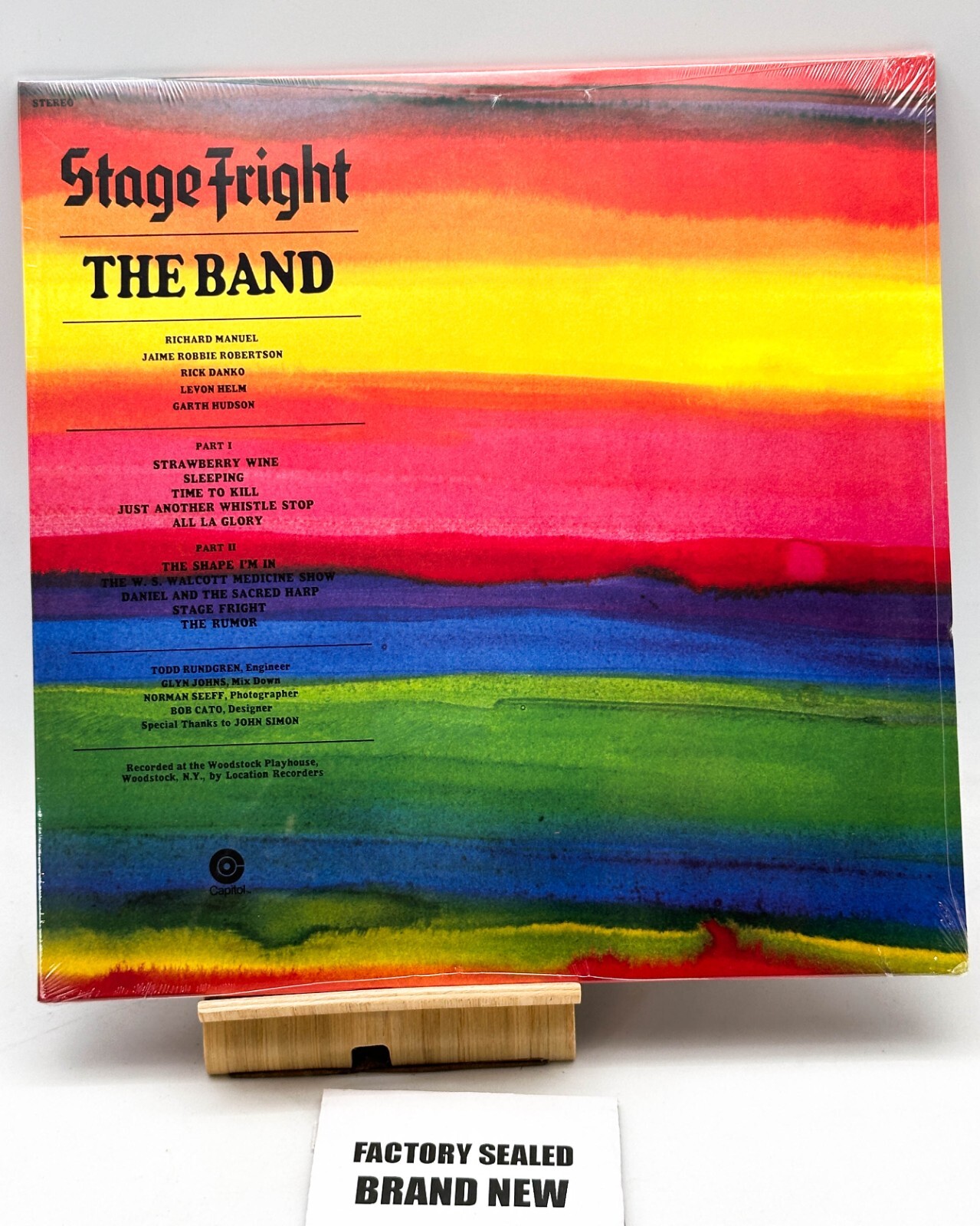Stage Fright by Band - Vinyl Record 2016 Edition