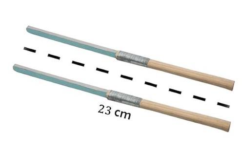 Paquete de 2 cuchillos de corte rápido de madera RSINC | Cuchillo de acero inoxidable para picar - Imagen 5 de 5