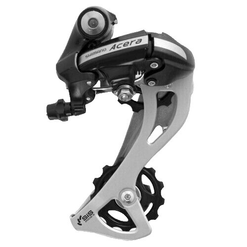 Dérailleur Arrière Vintage Shimano Deore XT RD-M737 8 Vitesses - Long Cage, Argenté, Occasion