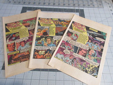 Lot of 3 Star Trek by Sherman DiVono & Ron Harris, Sunday comic Strips 1982