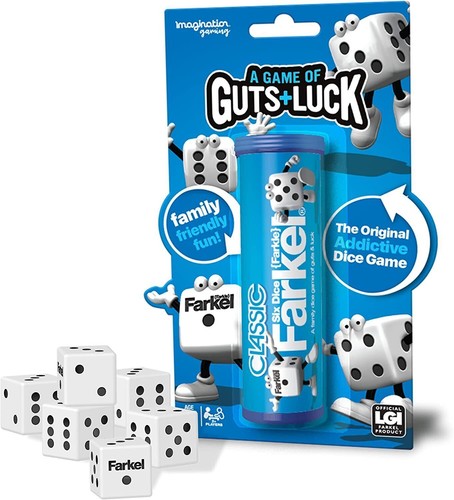 Imagination Gaming FARKEL Dice Tube, The Classic Addictive Game of Guts - Imagen 2 de 4