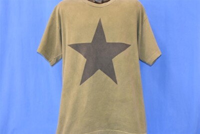 vintage 90s R.E.M. MONSTER TOUR 1995 OD GREEN STAR LOGO ROCK BAND 