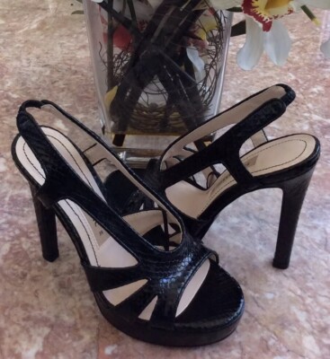 basic black sandals