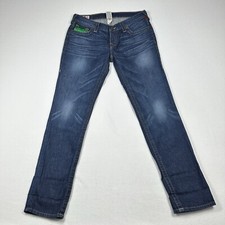 True Religion Jean Womens 28 Brianna Straight Leg Limited Made in USA