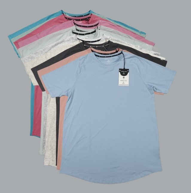 Chemise Kenneth Cole Homme Taille L - Manches Courtes, Multicolore, État Très Bon