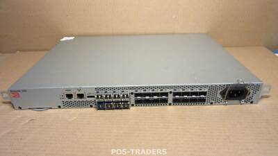 Brocade 300 NA-320-0008 300 24-Port 8Gb Fibre SAN Switch INCL 8x SFP MODULES