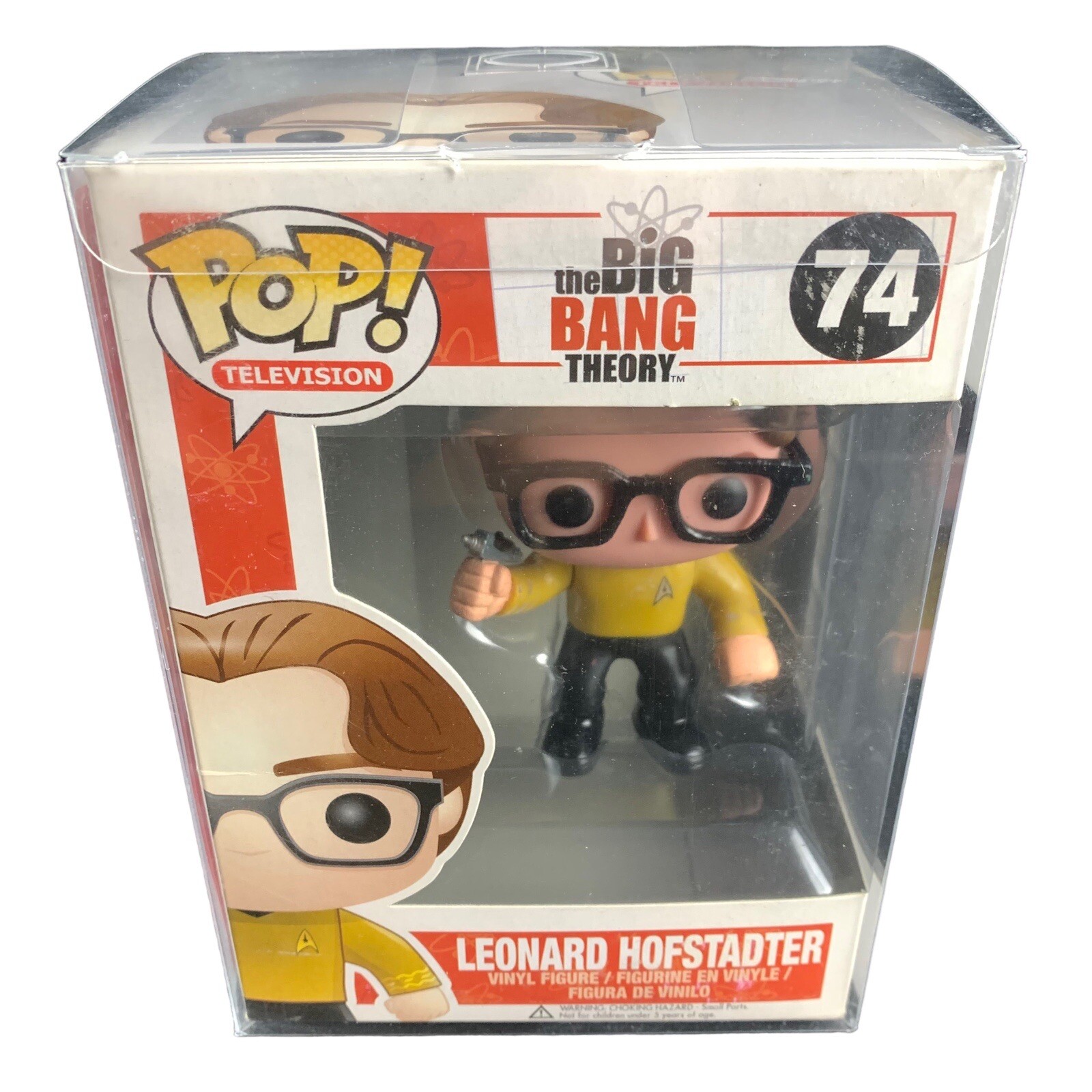Funko Pop Tv Big Bang Theory Leonard Hofstadter #74 Star Trek Uniform (Vaulted)