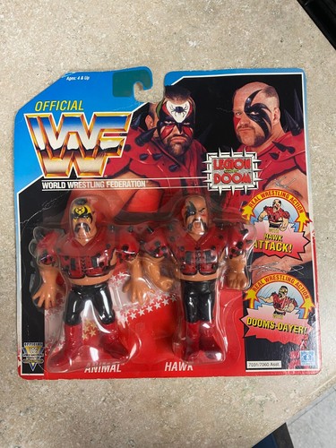 HASBRO WWF MOC TAG TEAM SET OF 