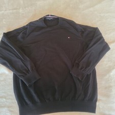 Tommy Hilfiger Mens 2XL Navy Blue Casual Pullover Sweater