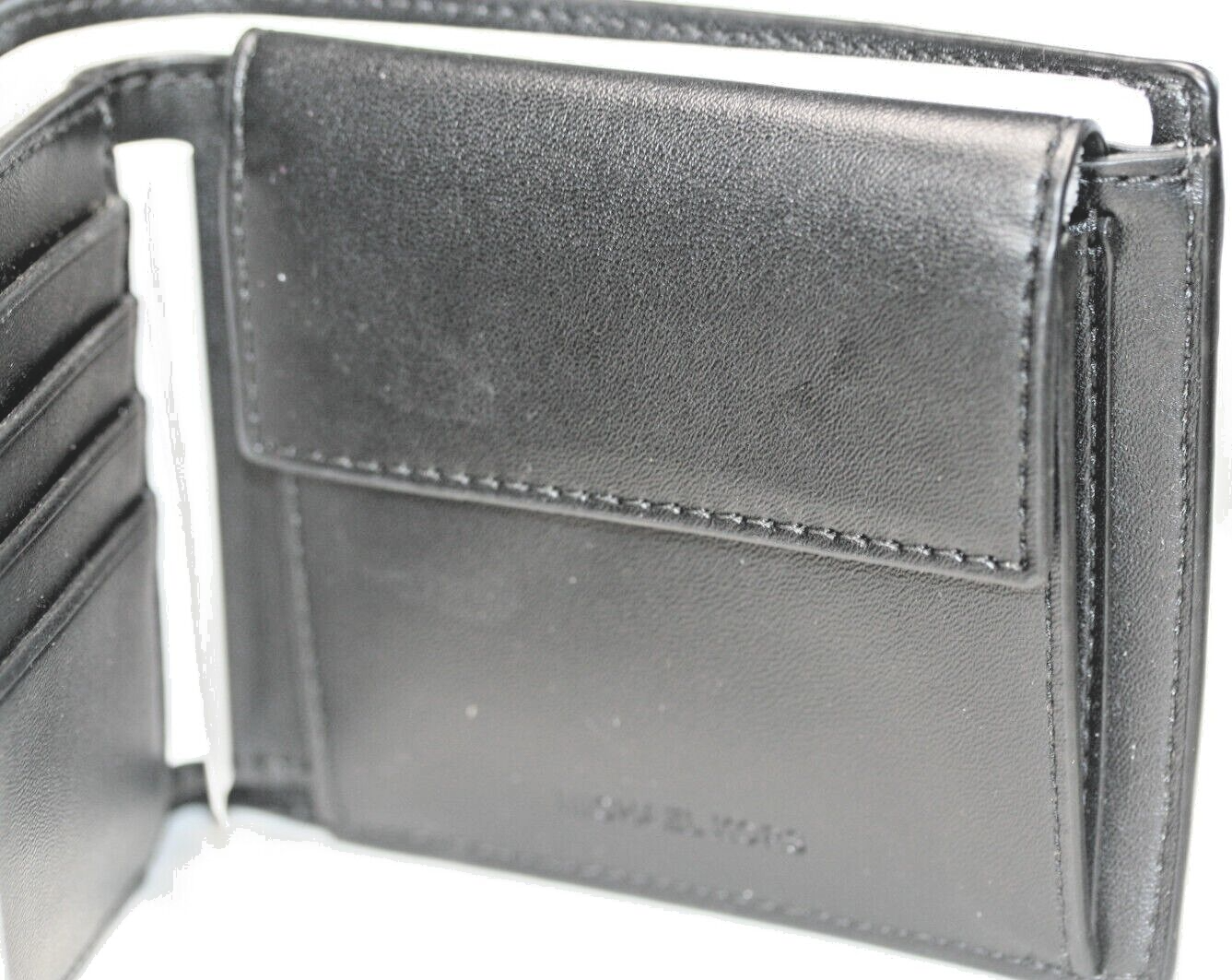 Michael Kors Cooper Brown/black Billfold W Coin Pocket 