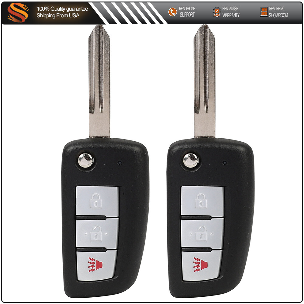 2x Remote Car Key Fob For Nissan Murano 2003 2004 2005-2008 KBRASTU15