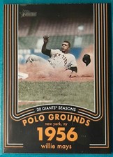 2020 TOPPS HERITAGE 20 GIGANTIC SEASONS WILLIE MAYS #7 NEW YORK GIANTS