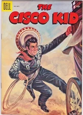 CISCO KID # 28 (DELL) PANCHO - DIABLO - POCO - PAINTED COVER