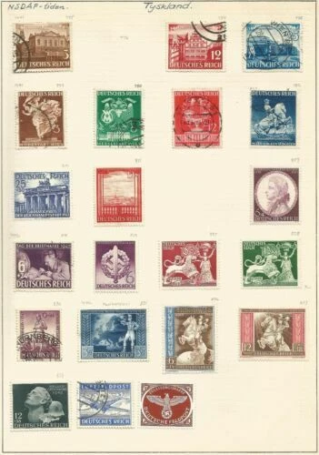 Briefmarken-Sammlungen aus dem deutschen Reich (1933-1945)