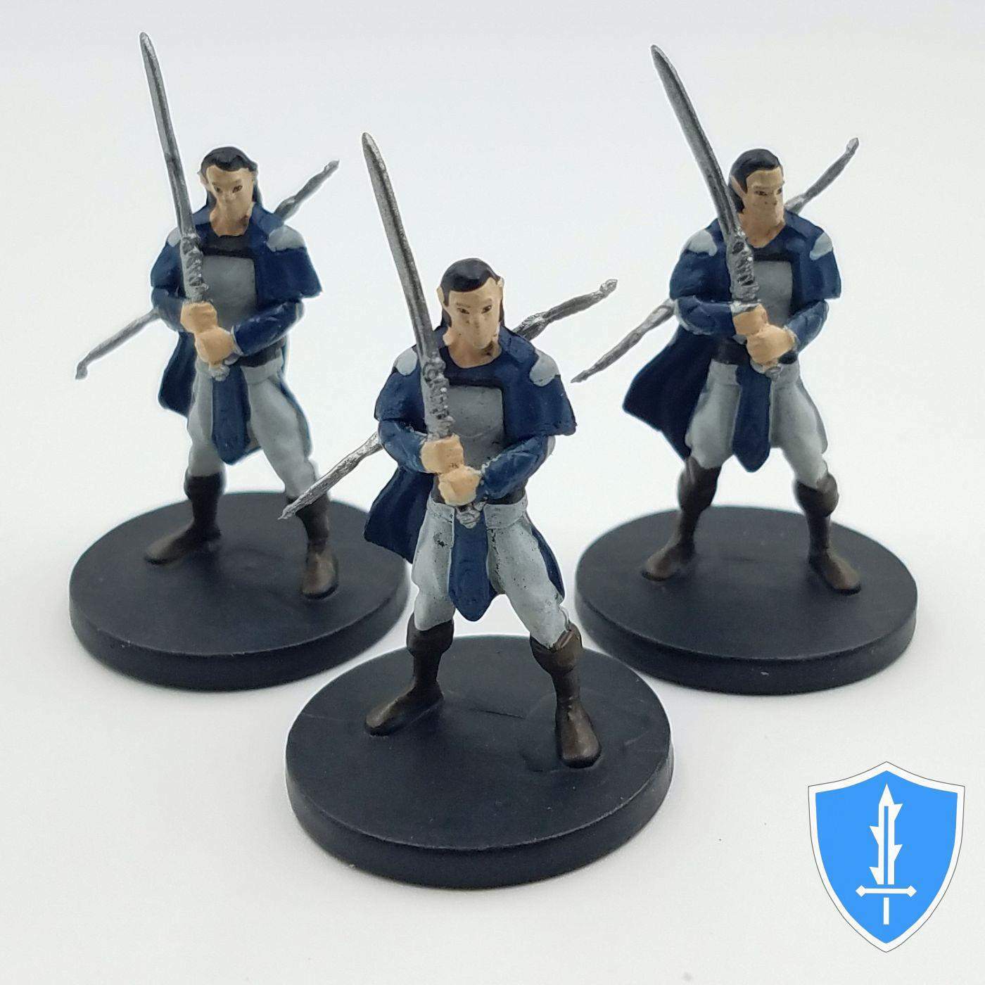 Лунный эльф Рейнджер x3 - Элементальное зло #18 в миниатюре D&D