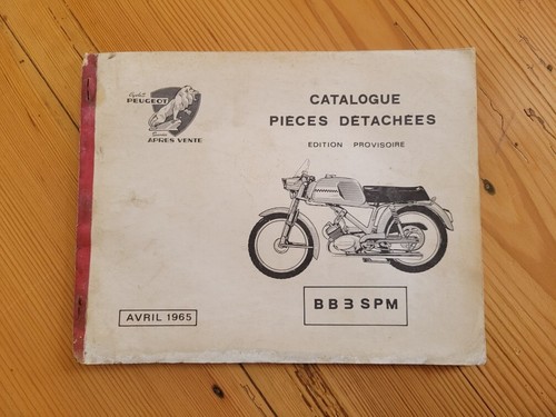 Catalogue Pièces Détachées Peugeot Vélomoteur Super Sport - 1965 - Bon état