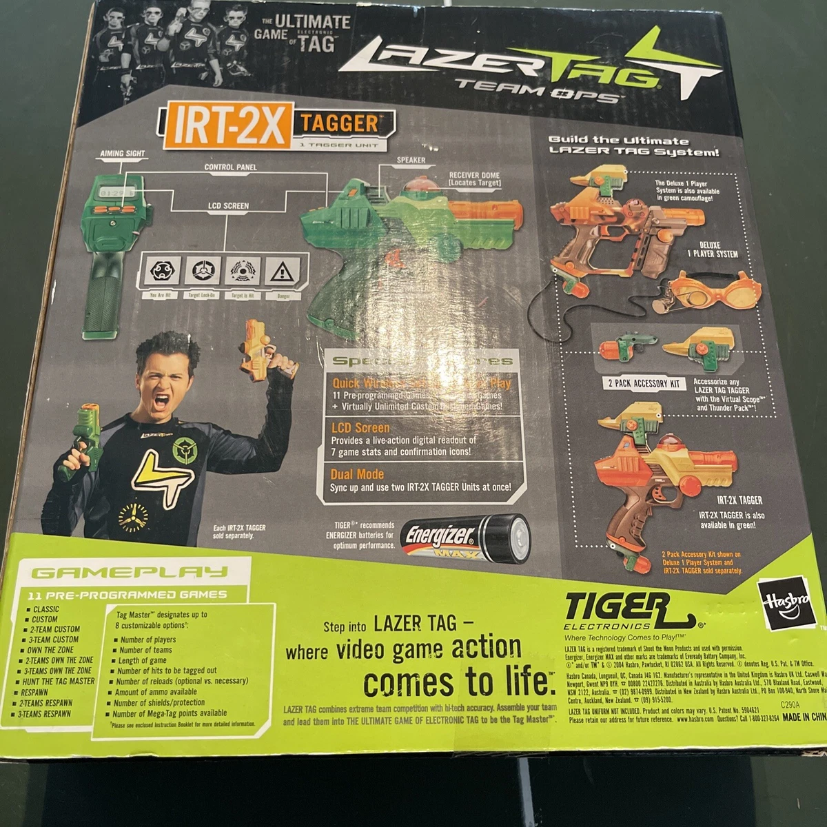 Brand New LAZER TAG : TEAM OPS DELUXE 2 Player System in Sealed
