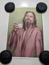 The Big Lebowski "The Dude" print by Candra Hope 11.7x16.5, Vice Press not Mondo