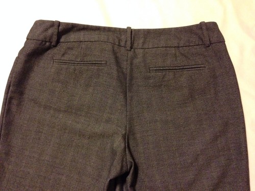 Mossimo fit 3 dark gray dress pants womens size 10 (waist 35 inseam 32) - Picture 5 of 5