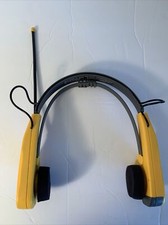 Lenoxx Sound AM/FM Sport Radio Headphone Model 888 Yellow-Gray.