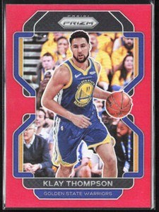 2021-22 Panini Prizm Klay Thompson Red /299 #92 Golden State Warriors