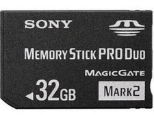 Mark2 Memory Stick MS Pro Duo scheda di memoria per Sony 32 GB PSP e fotocamera Cybershot