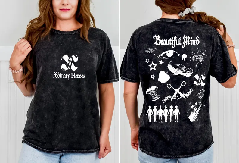 Xdinary Heroes Beautiful Mind World Tour 2025 Official Merch Tee