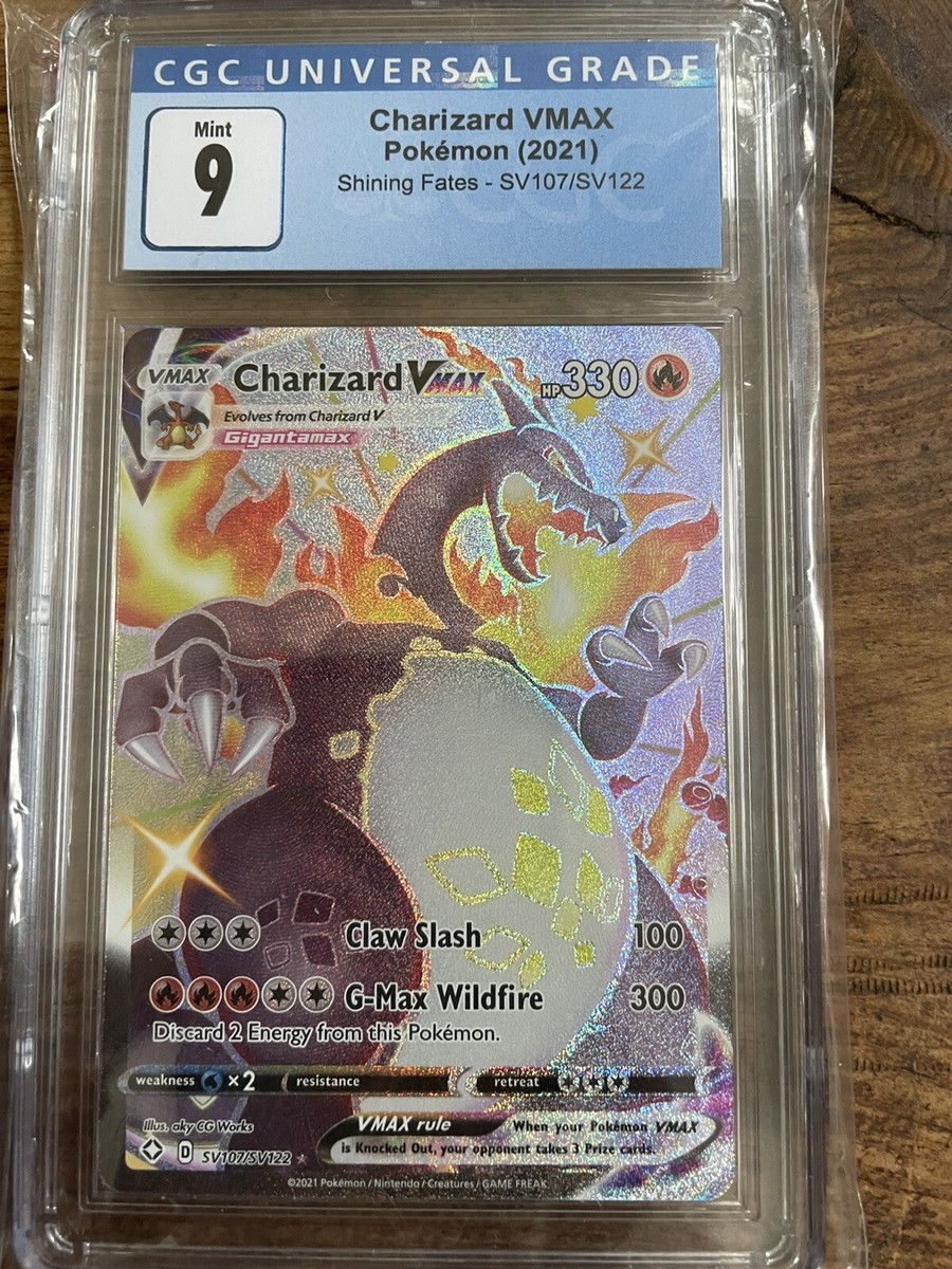 ポケモンカード　リザードン VMAX Charizard VMAX CGC 9 Pokemon 2021 Shining Fates: CHARIZARD VMAX Shiny Vault SV107/SV122