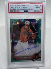2022 BOWMAN 1st JACKSON HOLLIDAY AUTO 039/199 PSA 10 💥💥