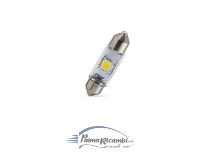 2 Lampadine LED Rosse CANBUS C5W 38mm 39mm 12V AC - Per - Foto 12