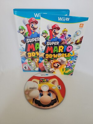 Super Mario 3D World Nintendo Wii U Authentic Tested CIB