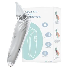 Nasal Aspirator for Baby, Electric Baby Nose Sucker w Adjustable 3 Levels-Beige