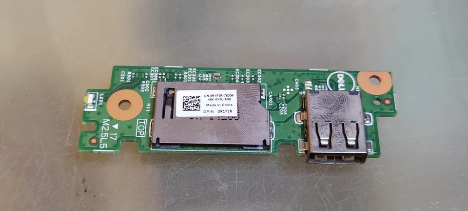 DELL 15 3542 3543 3541 3546 3543 3441 3442 SCHEDA USB LETTORE SD CN-0R1F2R C0T2X - Immagine 4 di 4