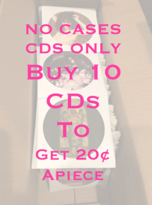 20¢ CDs - You Must Buy 10 Minimum for  Discount CD Only Flat $5.00  Shipped -T-Z