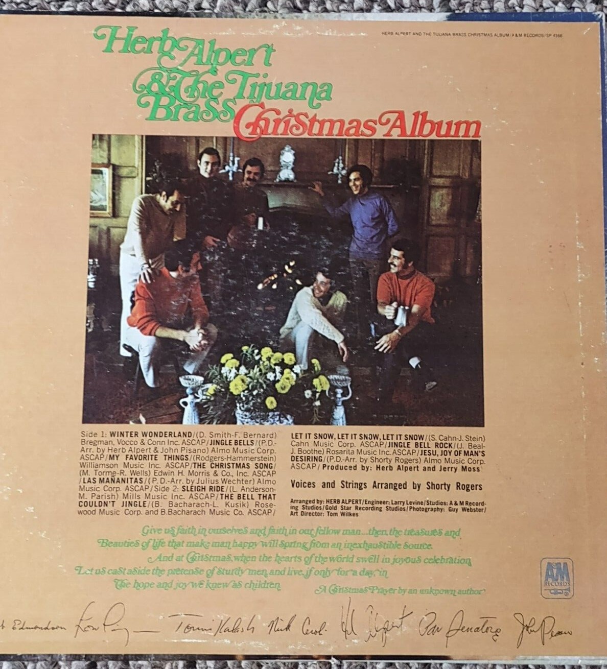 Herb Alpert & The Tijuana Brass Christmas Album LP. A&M Records. eBay