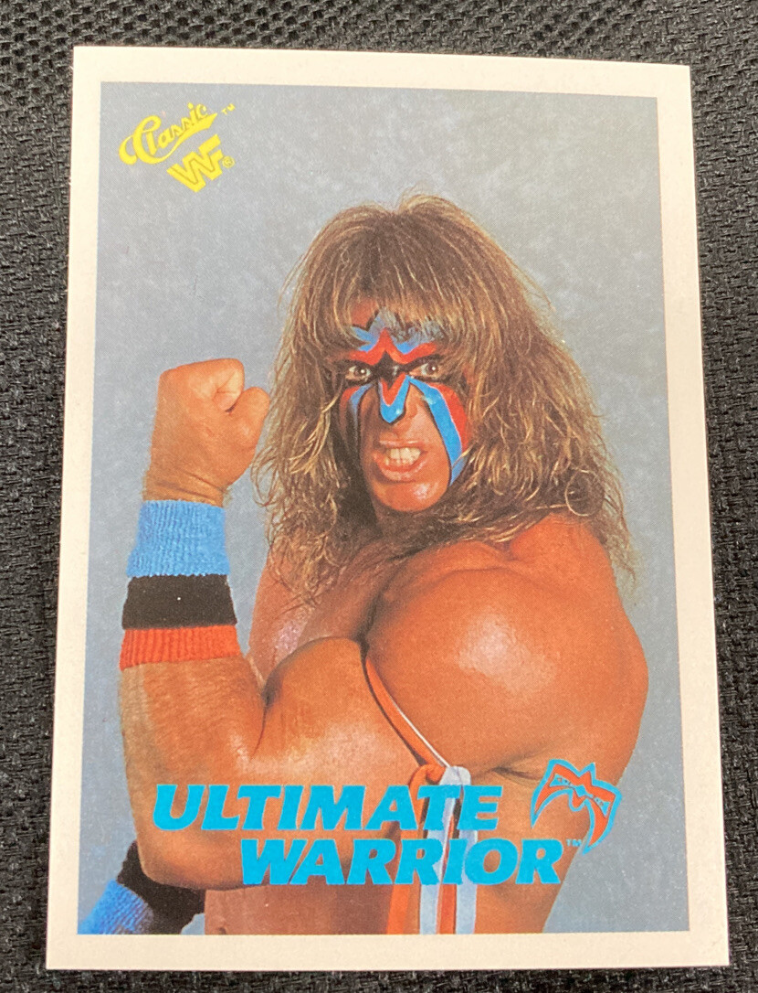 Ultimate Warrior 1990 Classic WWF Wrestling #127 Rookie Card Jim