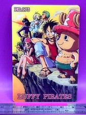 Luffy Zoro Sanji Nami 175 One Piece King of Pirates Gummy Card 2004 BANDAI 308
