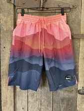Nike Landscape Vital 9" Volley Swim Shorts Sz Small - Crimson