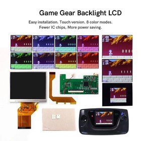 SEGA Game Gear Backlight TFT LCD Kit (Touch Version) - Hispeedido