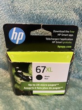 Genuine HP 67XL Black Ink Cartridge 3YM57AN Date: May 2027